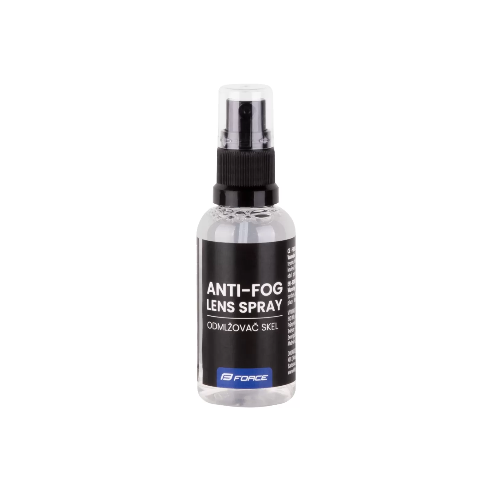 odmlžovač skel brýlí FORCE GLAZE, rozprašovač 50ml