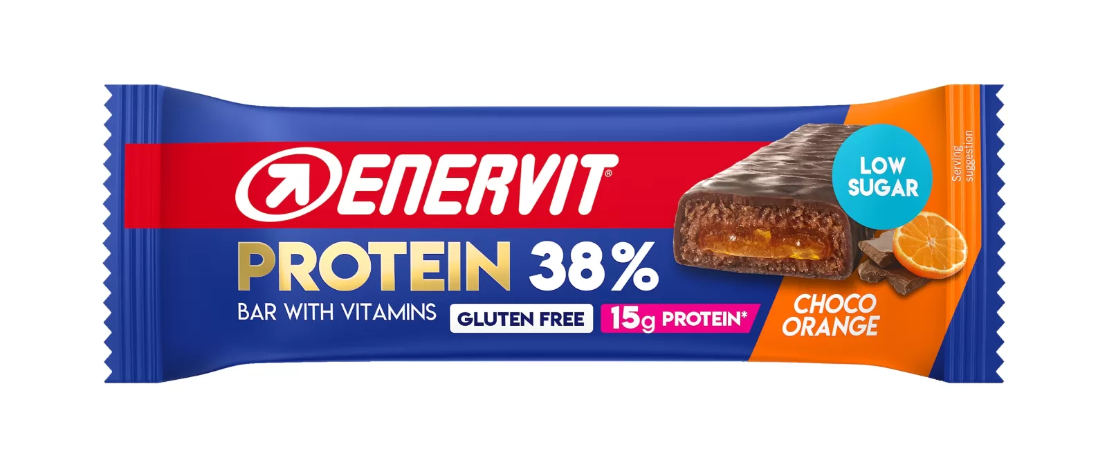 Protein Bar 38%, tyčinka, 40g čokoláda + pomeranč ENERVIT
