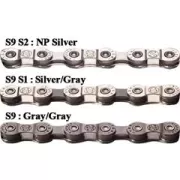 Yaban - Řetěz S9CR stříbrný 9x