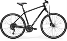 MERIDA CROSSWAY 300 Glossy Black(Silver) L