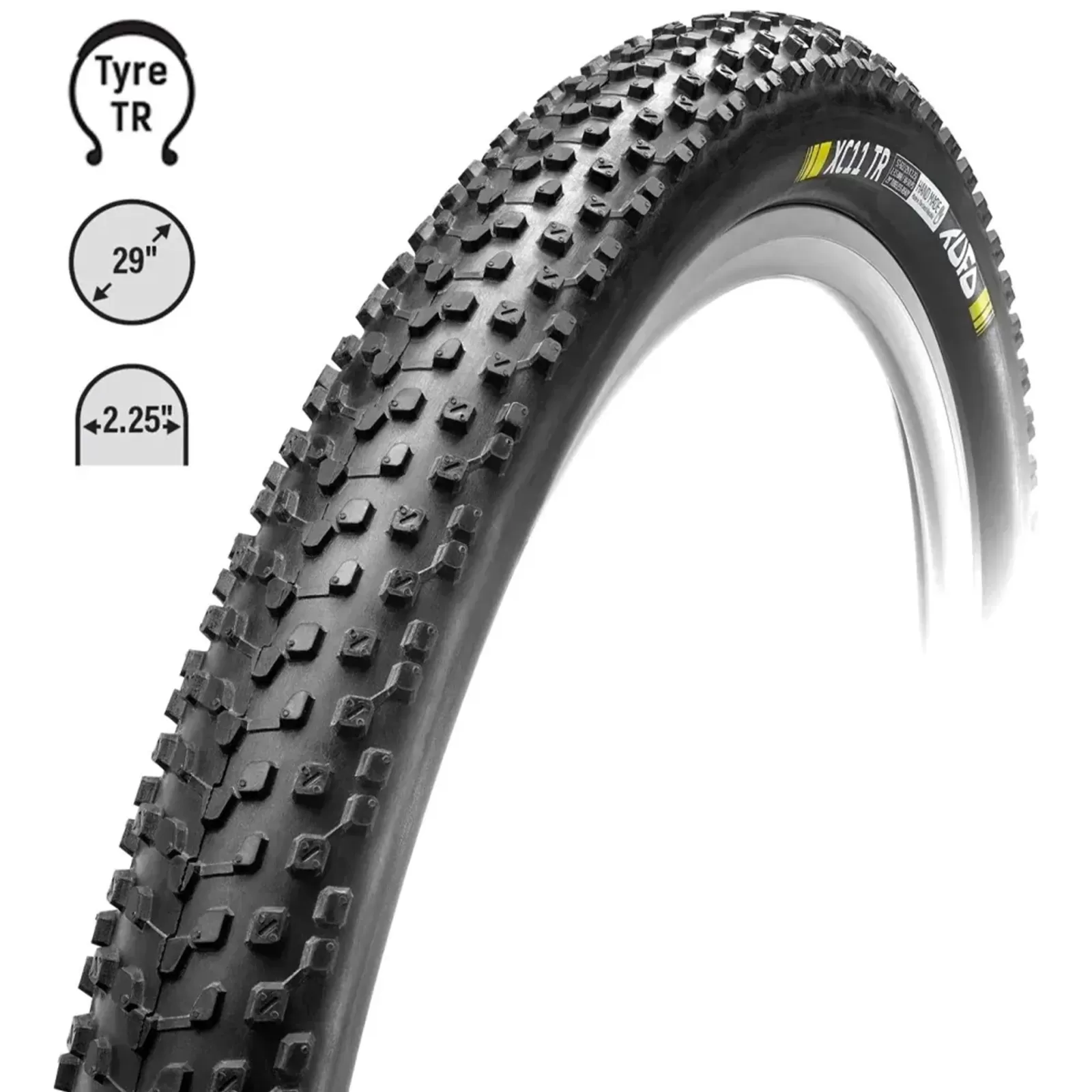 plášť TUFO MTB XC11 TR 29"x2,25,kevlar,bezduš.čer.