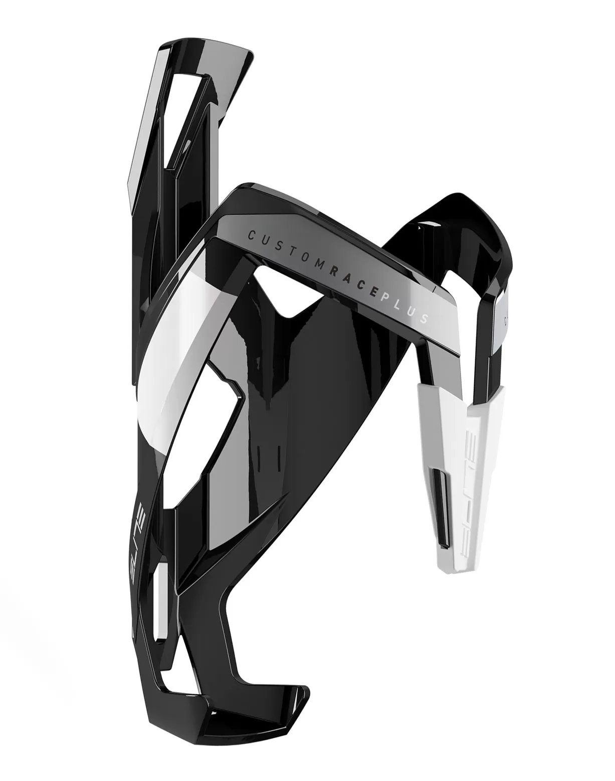 košík láhve ELITE CUSTOM RACE PLUS, černo-bílý