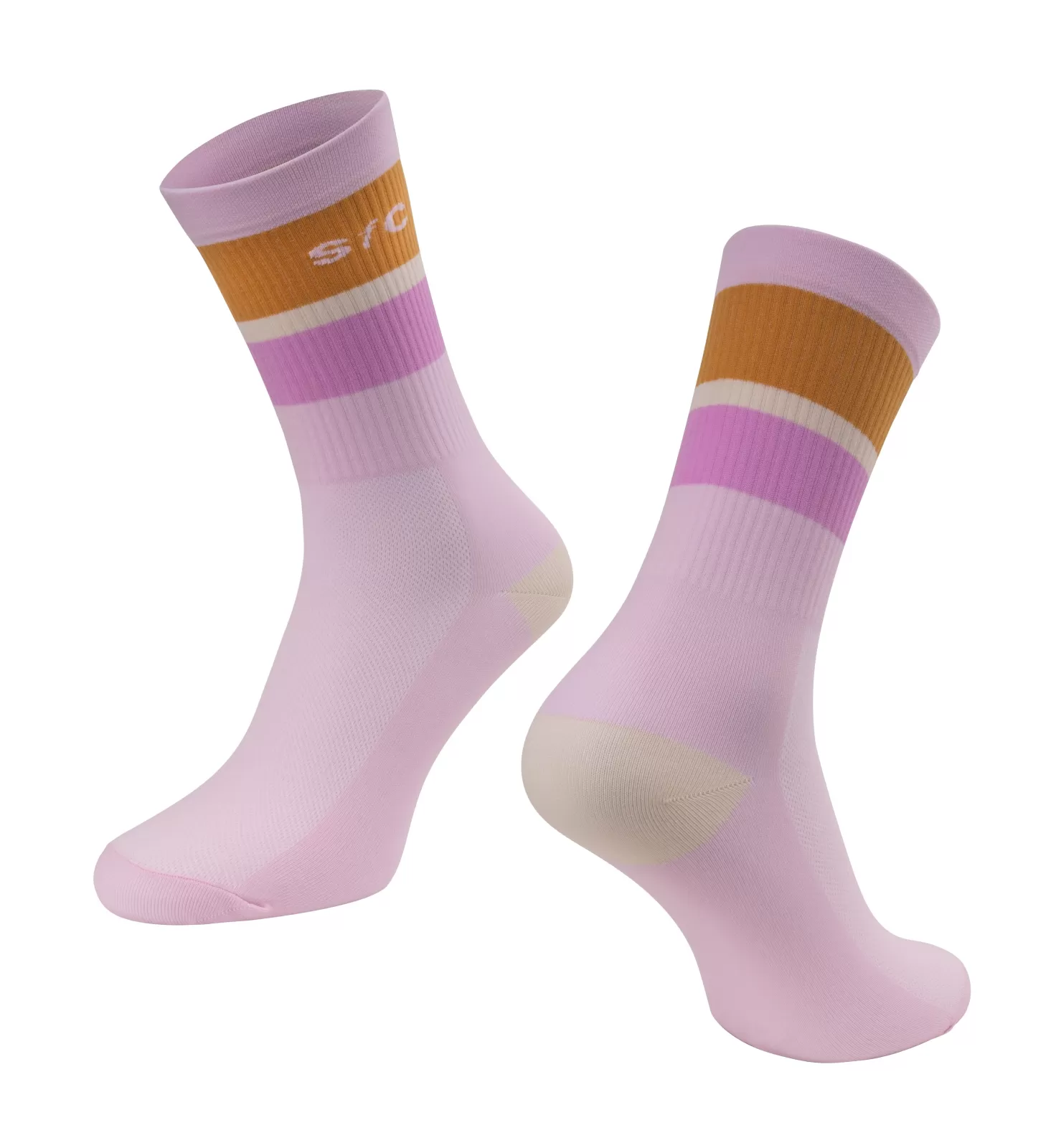 ponožky FORCE STRIPE dlouhé, fialové