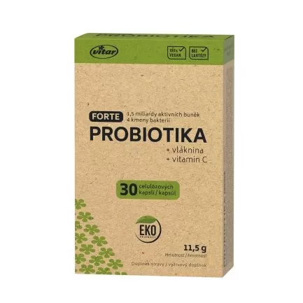 VITAR EKO Probiotika forte, 30 kapslí