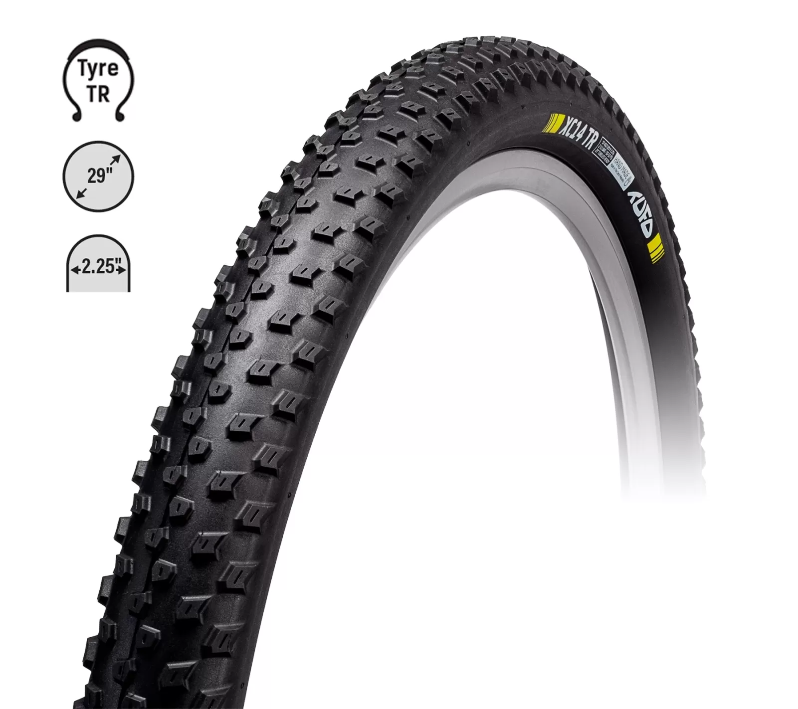 plášť TUFO MTB XC14 TR 29"x2,25,kevlar,bezduš.čer.