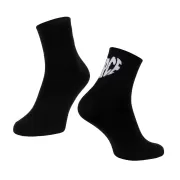 ponožky FORCE IN HEART krátké, černé L-XL/42-46