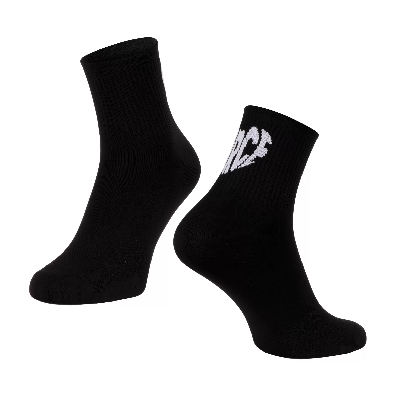 ponožky FORCE IN HEART krátké, černé L-XL/42-46