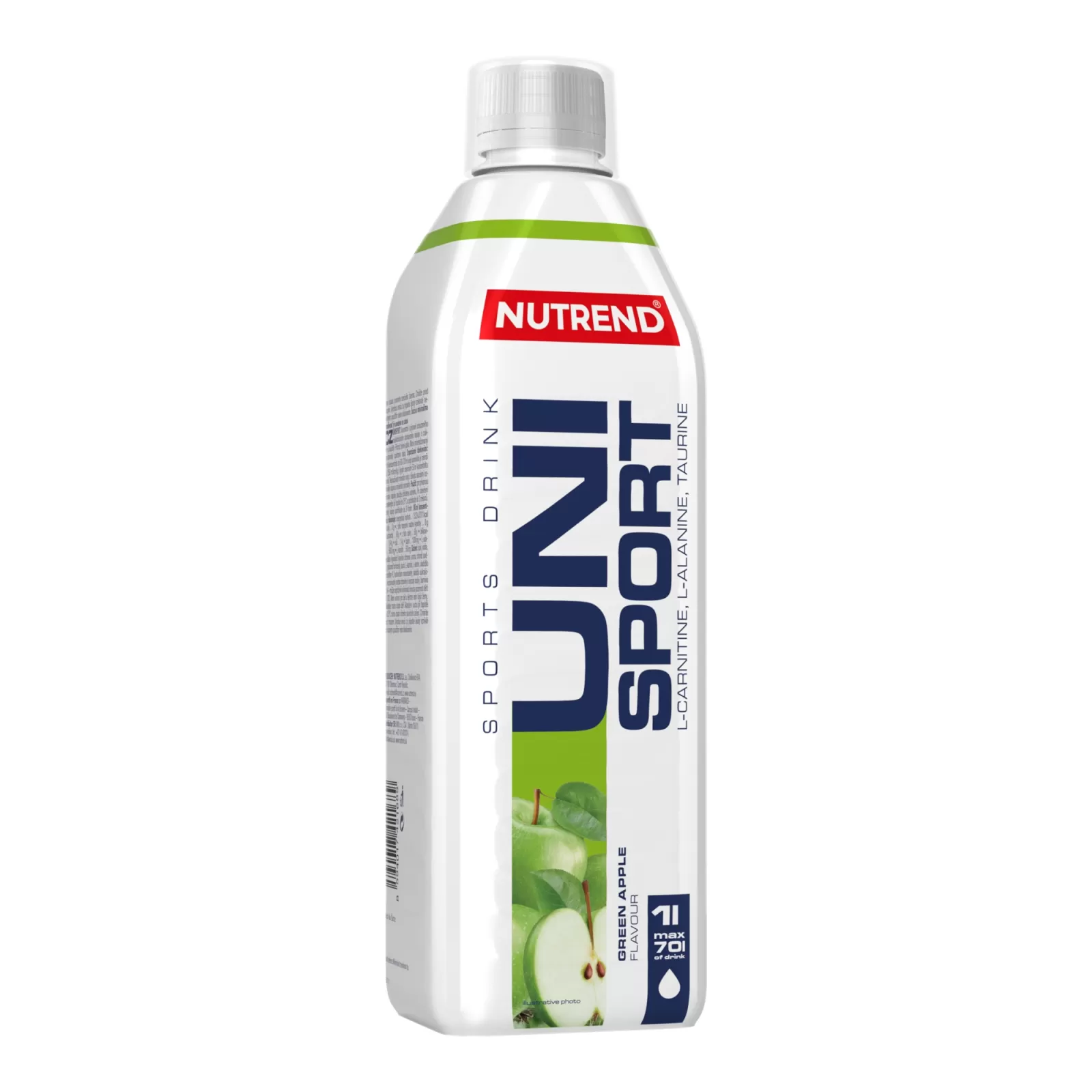Unisport, 1000 ml zelené jablko NUTREND