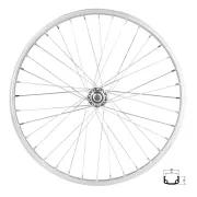kolo přední RMX 21, 406x21,stříbrné, náboj F80428