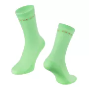 ponožky FORCE SMACK, limeta L-XL/42-46