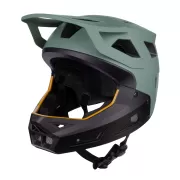 přilba FORCE DROP downhill, zeleno-černá L-XL