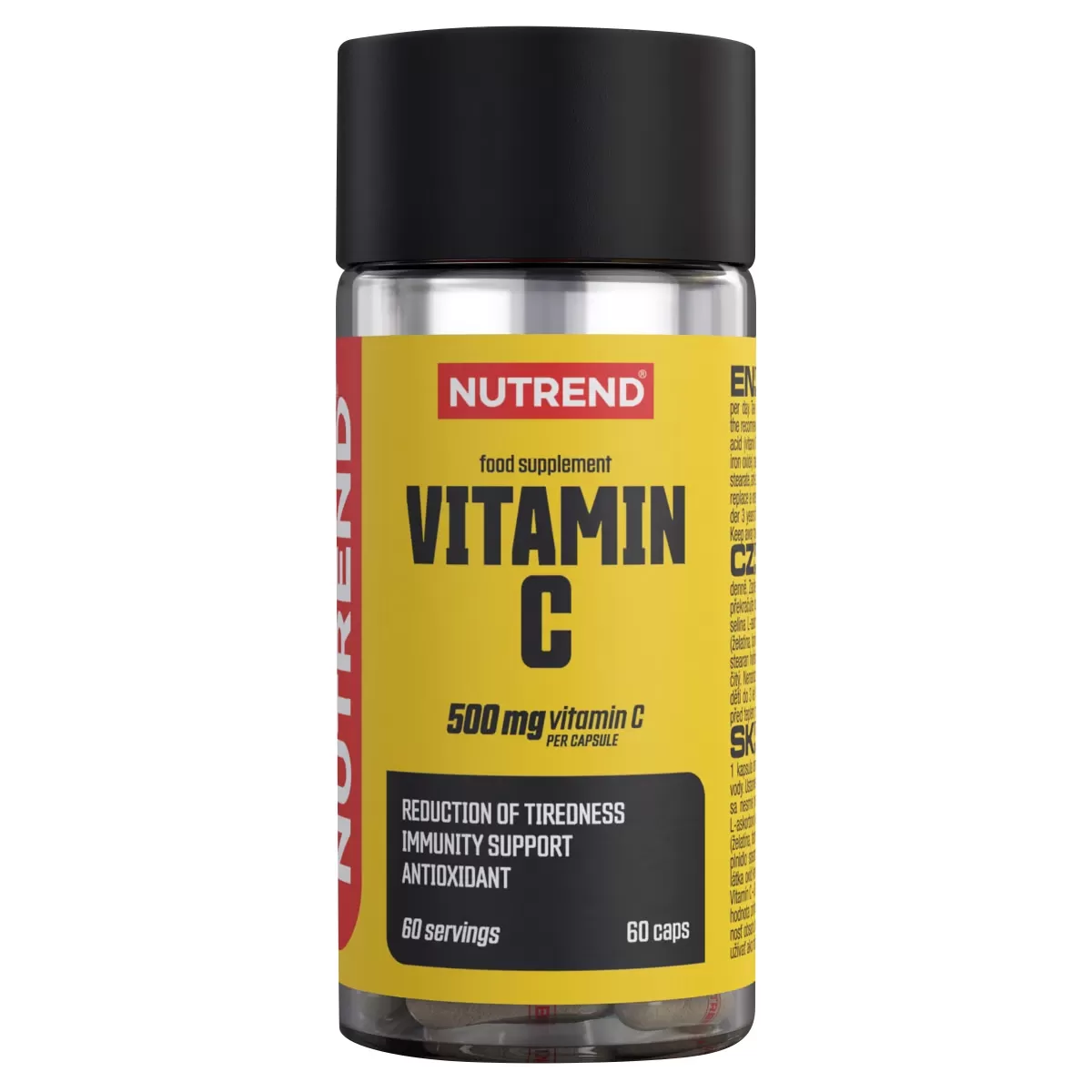 Vitamin C 500 mg, 60 kapslí NUTREND