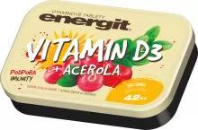 VITAR Energit Vit D3, 42 tablet, brusinka II. jak