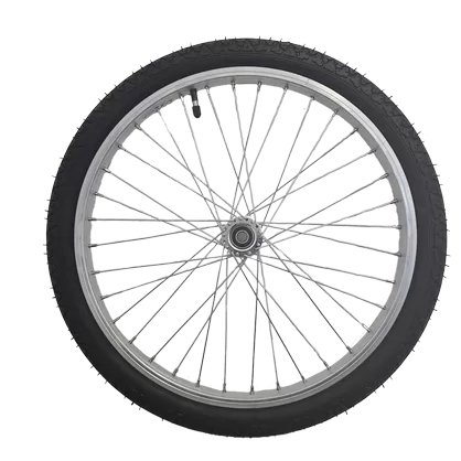 Zapletené kolo 20" obuté s ložisky , pro osu 12 mmm Maxbike