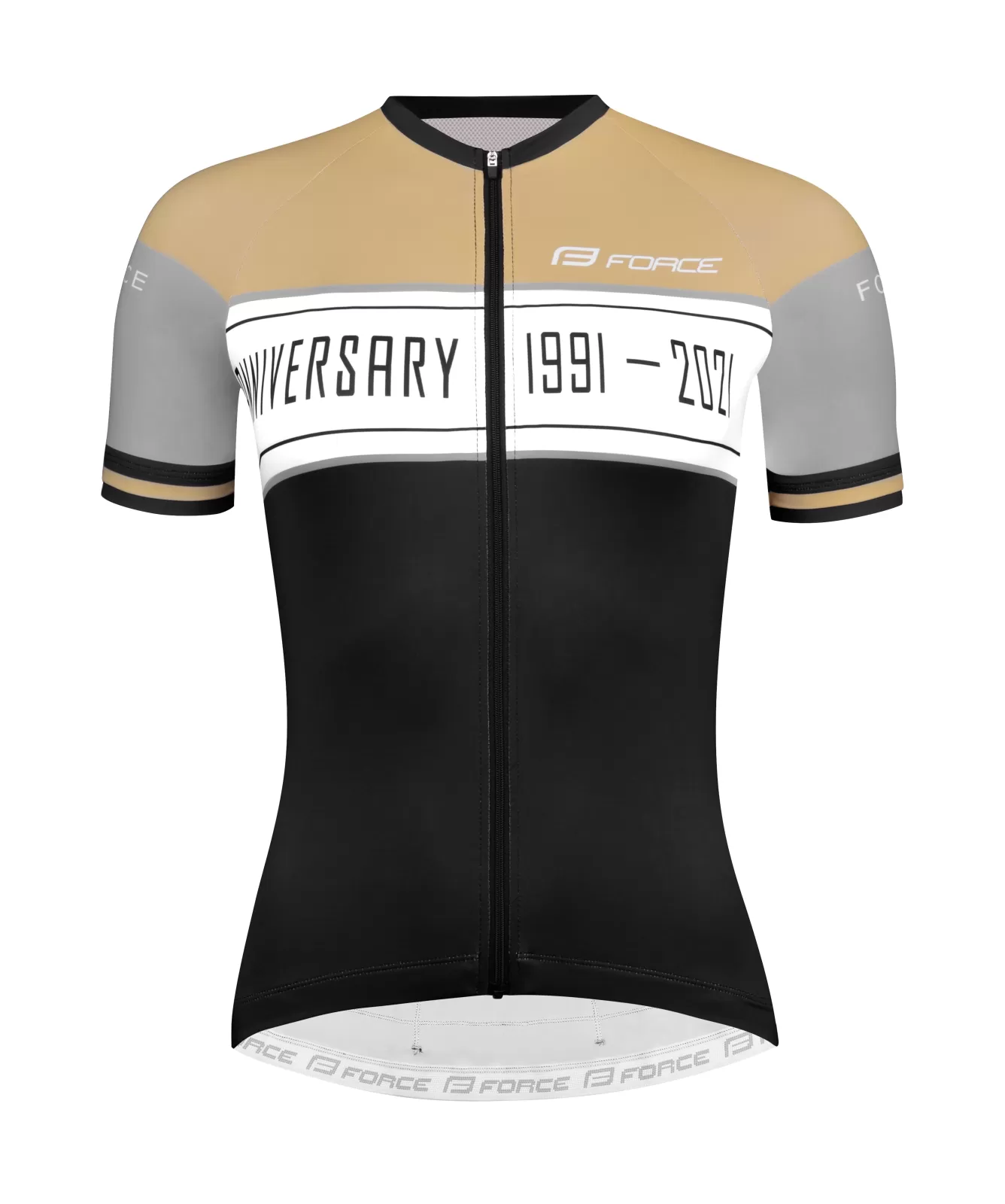 dres F ANNIVERSARY UNI kr. rukáv, černo-zlatý S FORCE