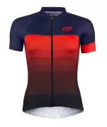 dres F ASCENT UNI kr. rukáv, modro-červený