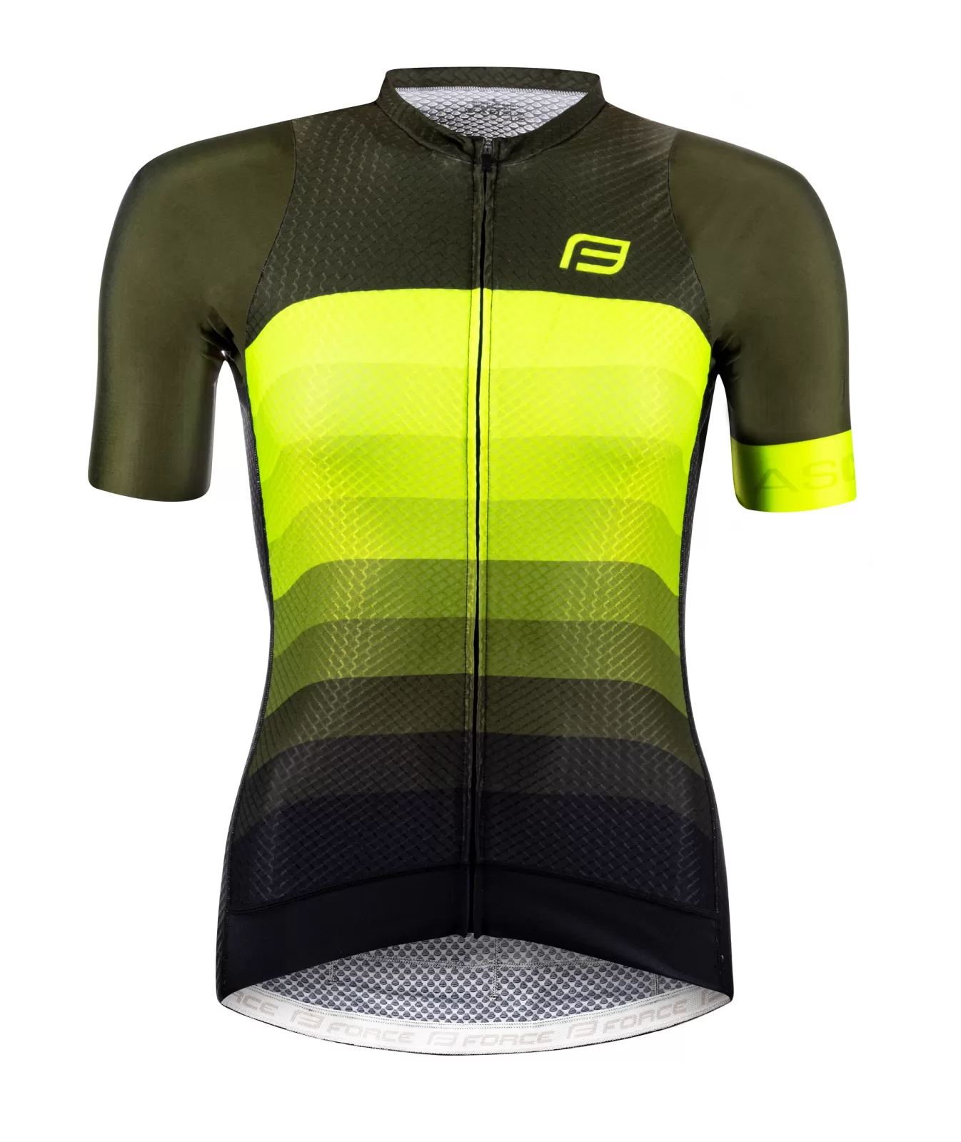 dres F ASCENT UNI kr. rukáv, zeleno-fluo FORCE