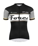 dres F RETRO UNI kr. rukáv, černo-zlatý