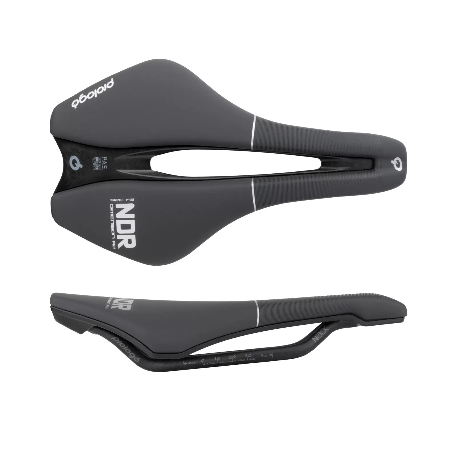 sedlo P DIMENSION R2 PAS NDR Nack 143, černé PROLOGO
