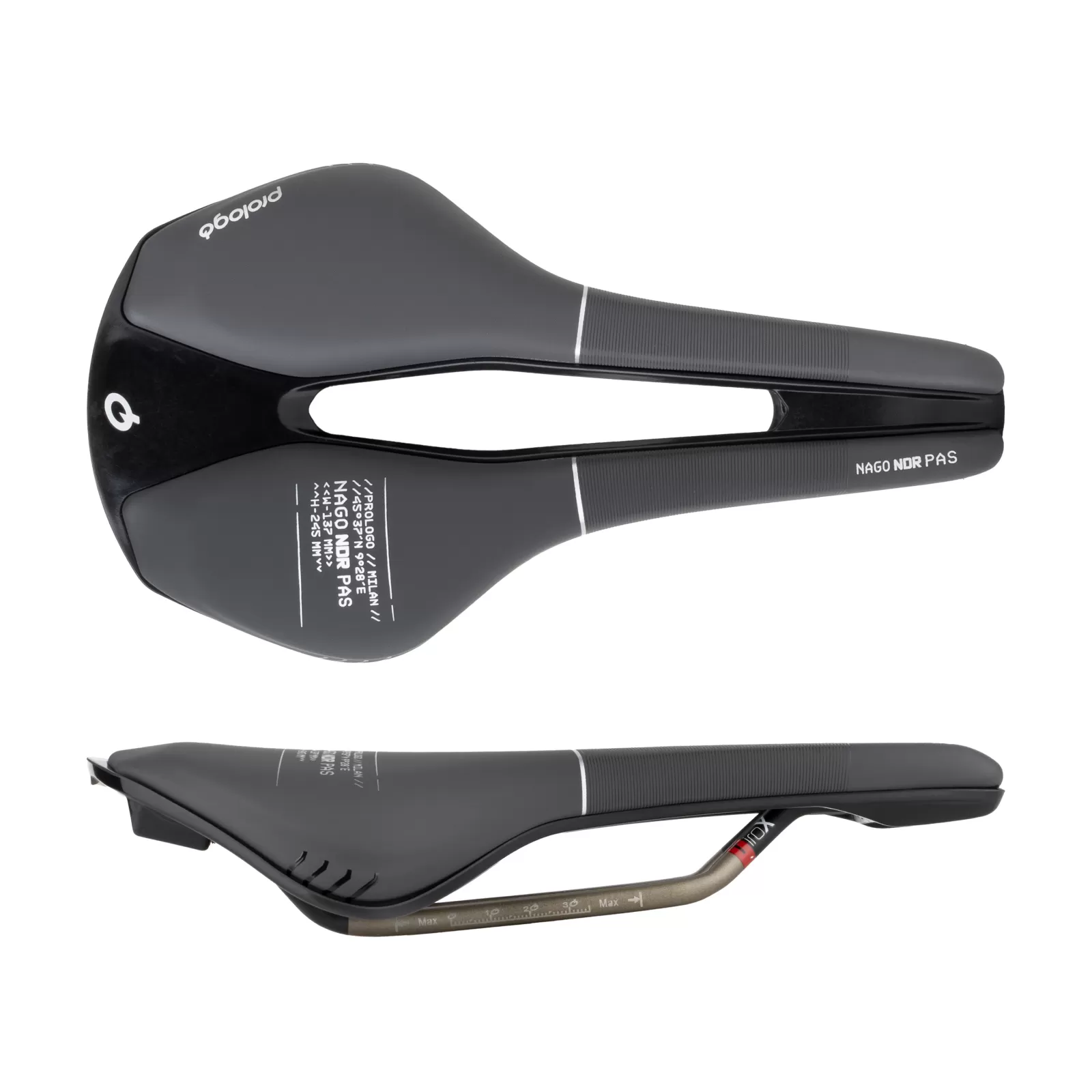sedlo PROLOGO NAGO R4 PAS NDR TiROX 137 černé