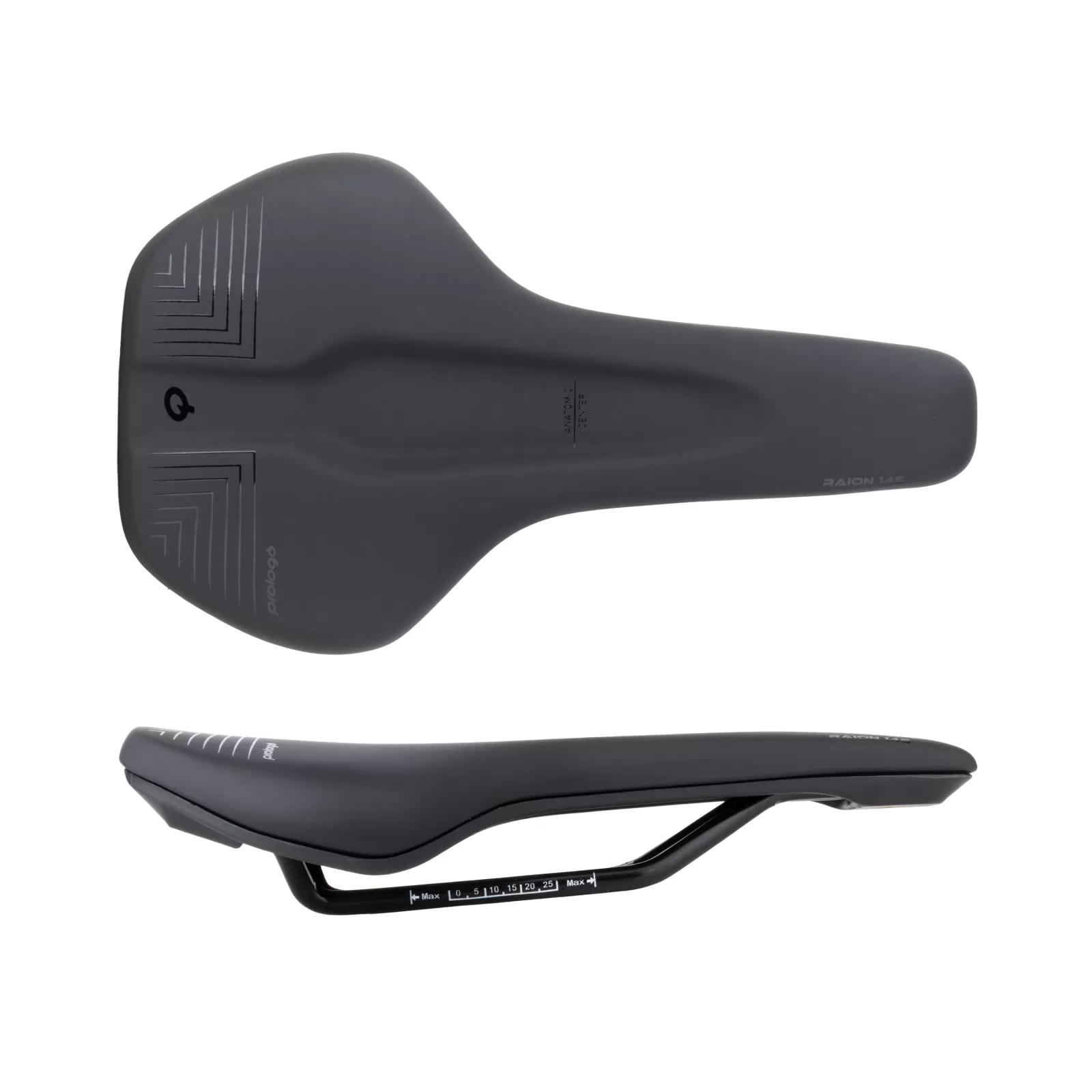 sedlo PROLOGO RAION 145 RECYCLED STEEL, černé