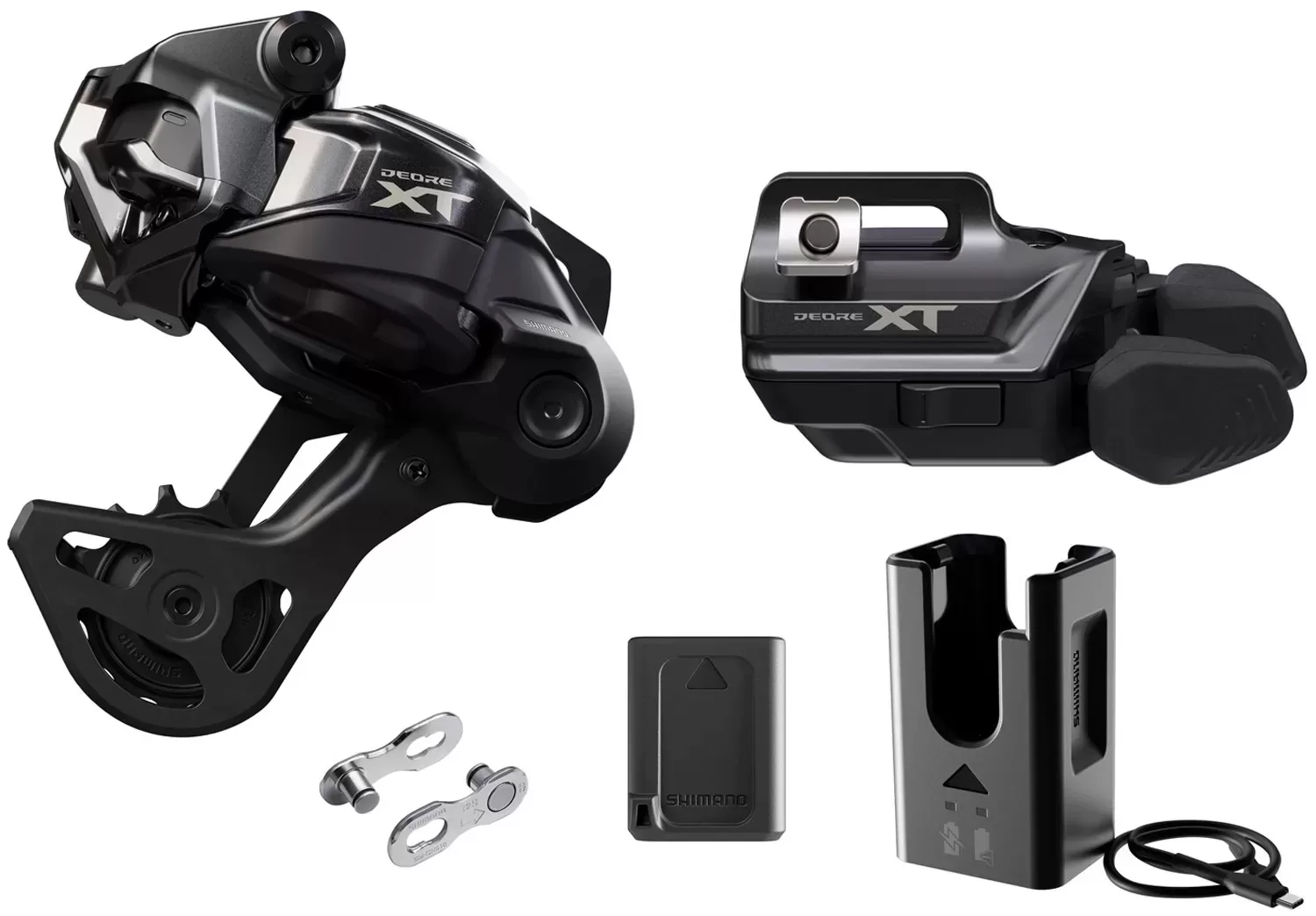 Shimano XT RD-M8250-SGS, SW-M8250-IR, BT-DN320, EC-DN100, SM-CN910-12 Upgrade set
