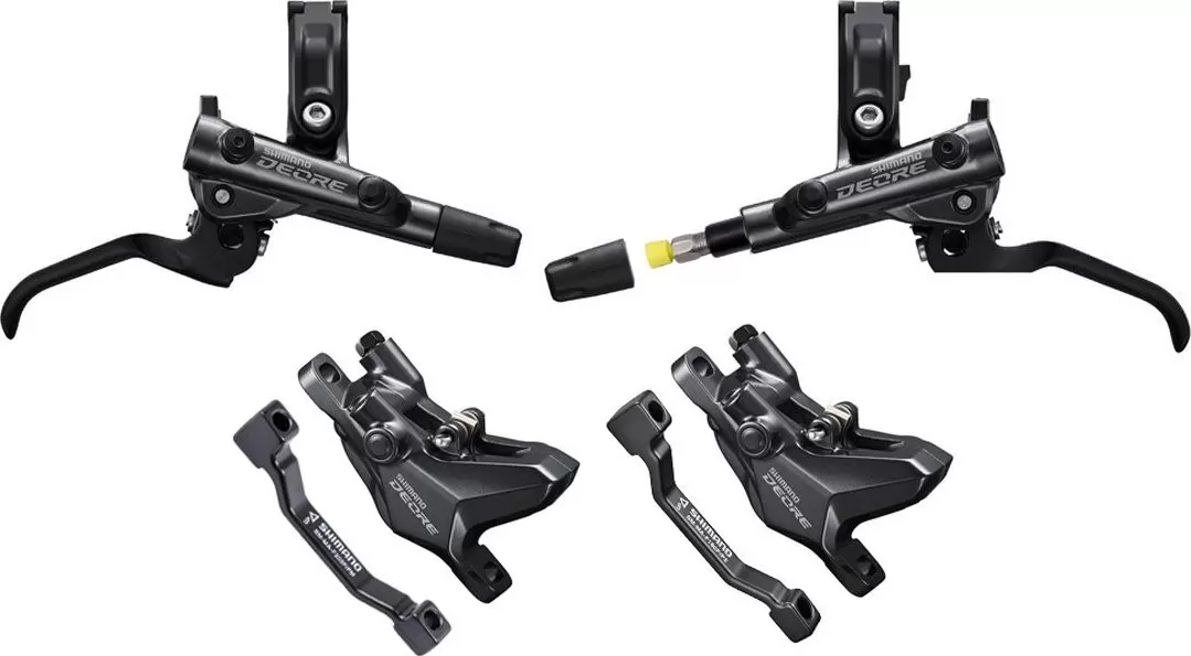 Brzda kotoučová SHIMANO Deore M6100 p+z (1000+1700 mm) komplet bez kotoučů
