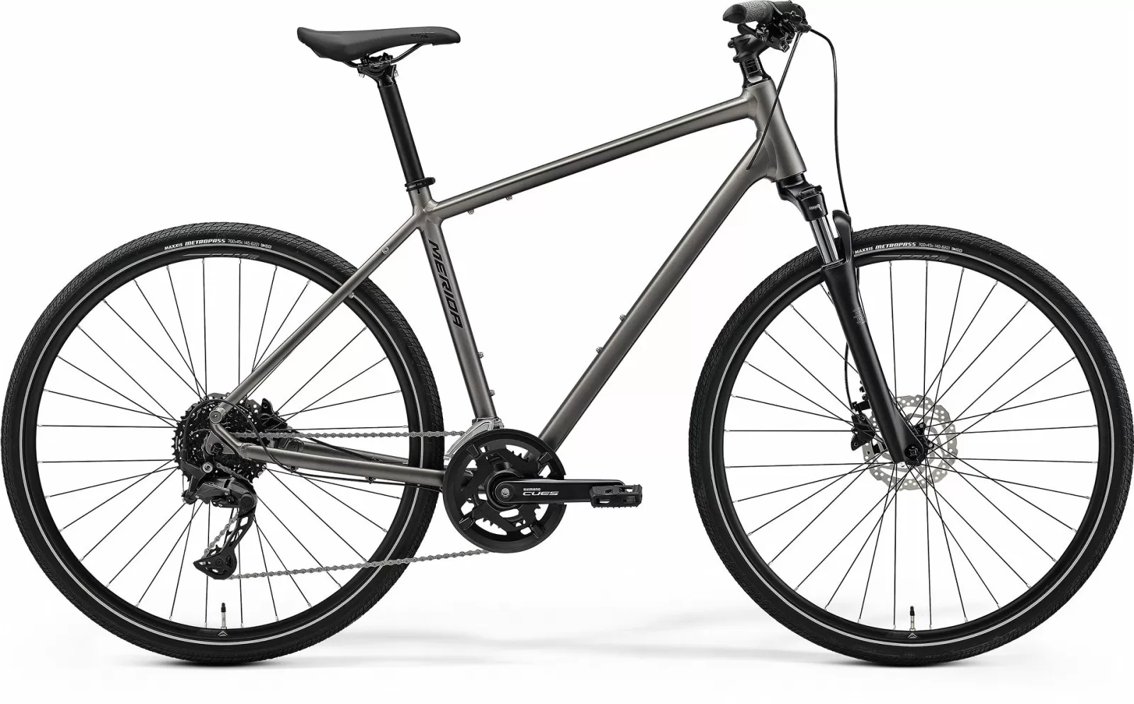 CROSSWAY 300 Silk Warm Slate Grey(Black) S MERIDA
