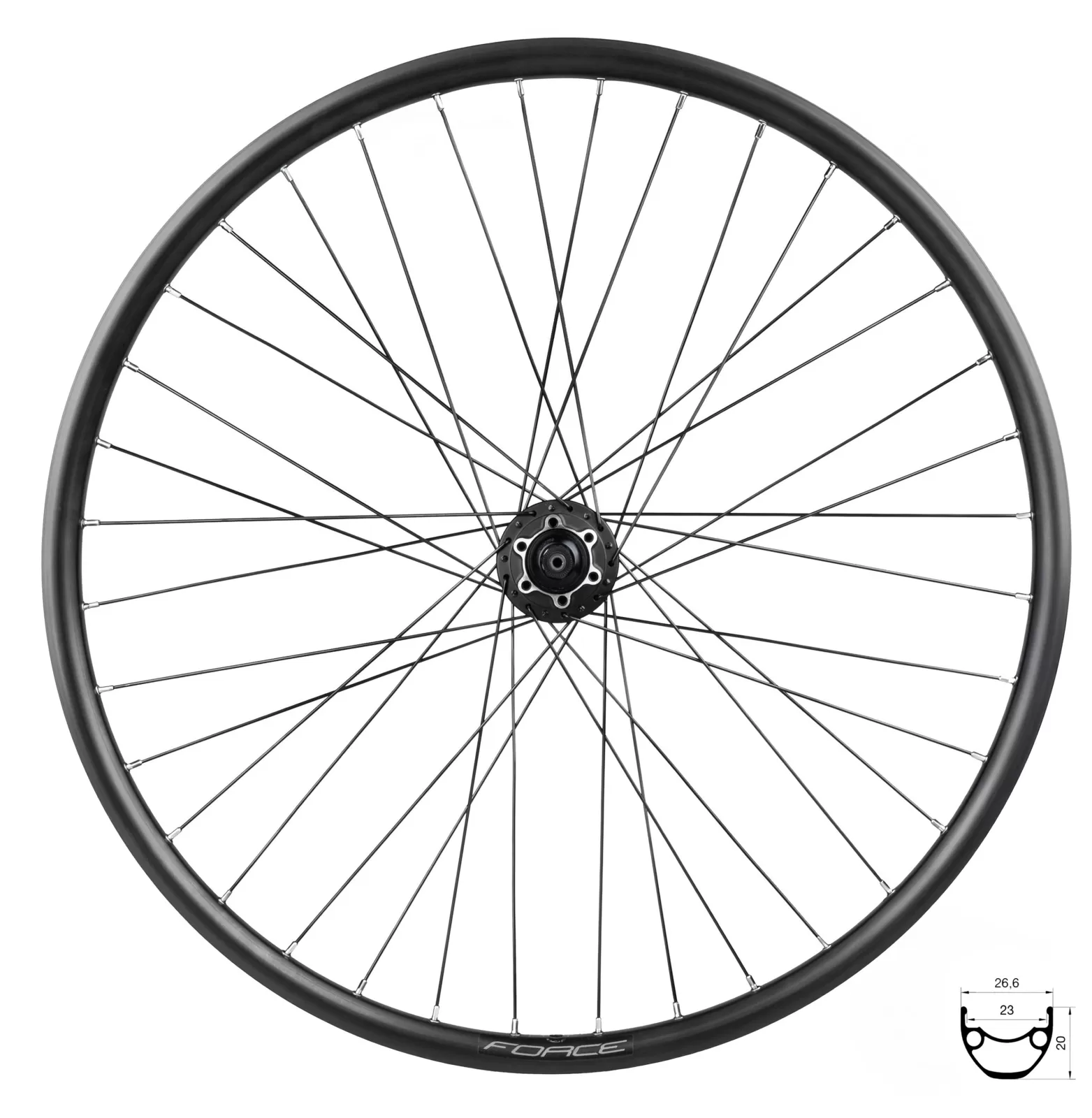 kolo zadní FORCE XC DISC 559x23 FHM475 6d 36d