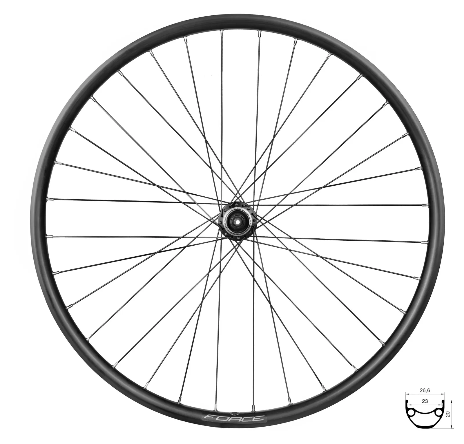 kolo zadní FORCE XC DISC 559x23 TX505-CL 32d