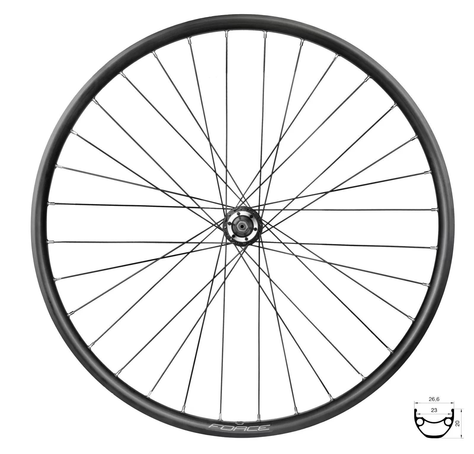 kolo zadní FORCE XC DISC 584x23 F804333-6d 32d