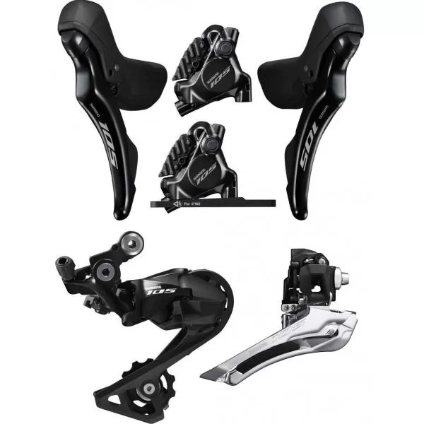 sada Shimano 105 R7100/R7120 2x12 hydraulika