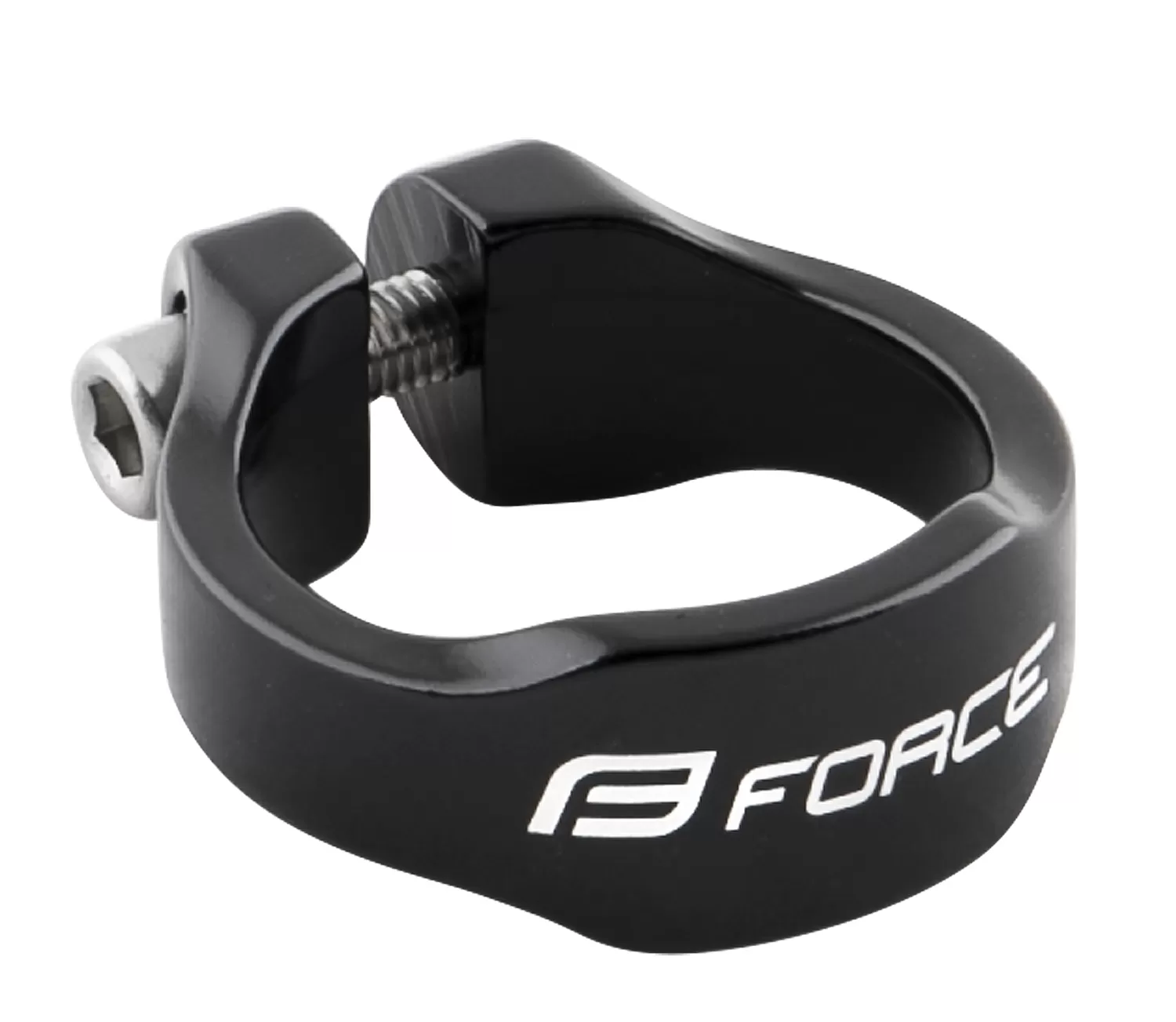 objímka sedlovky FORCE na šest.klíč 31,8mm Al,čer.