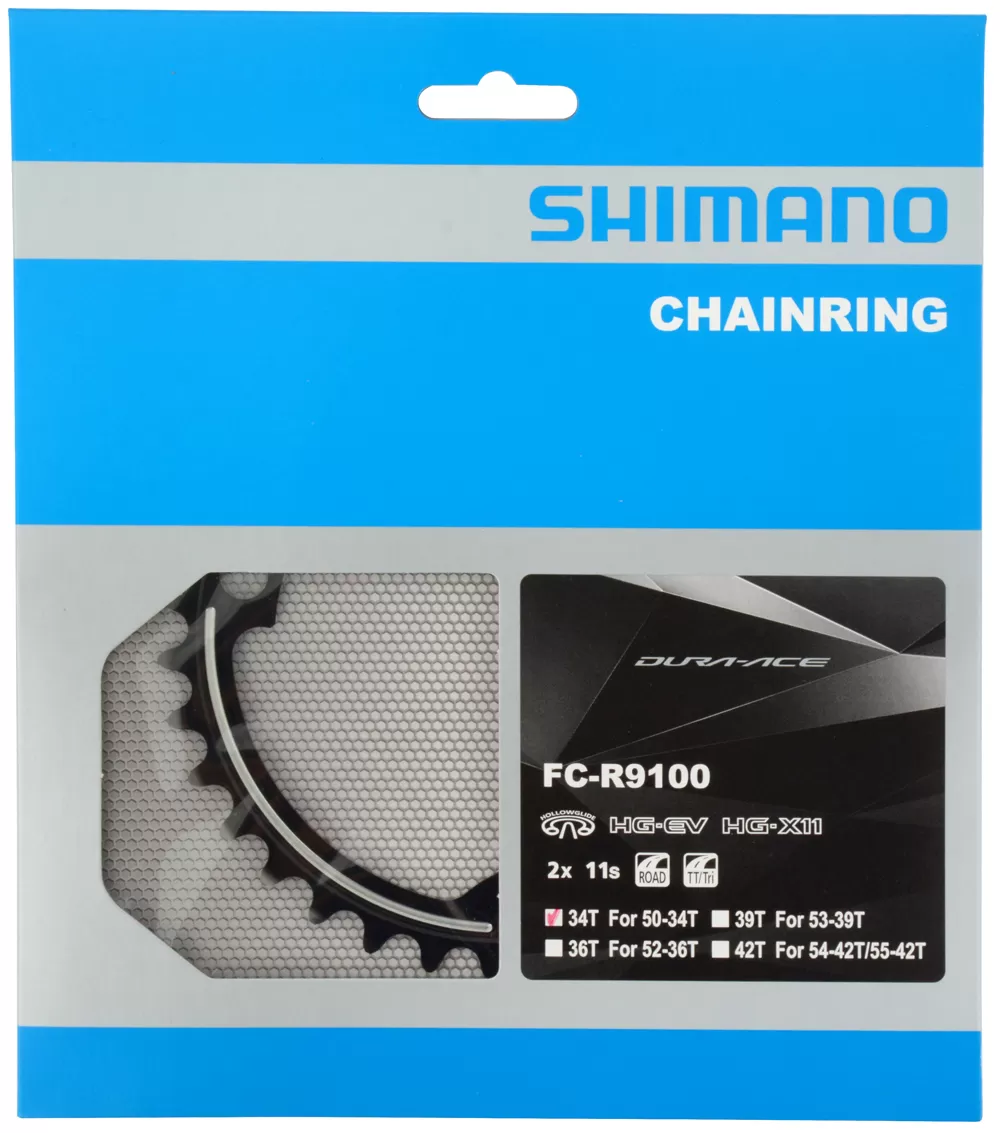 SHIMANO převodník - DURA ACE FC-R9100 34 - černá