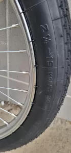 Velos Kompletní obuté zapletené kolo na kárku 2 1/4-19