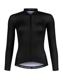 dres FORCE PURE UNI dlouhý rukáv, černý