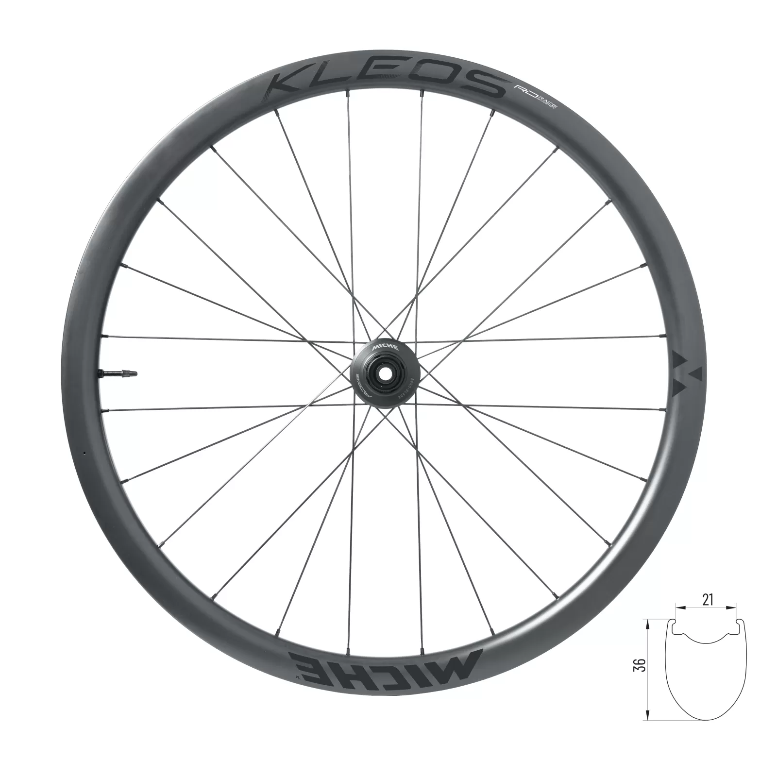 kola silniční MICHE KLEOS RD 36 DISC SH plášť. OEM