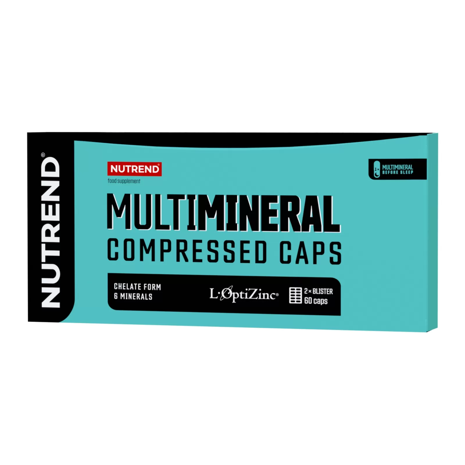 Multimineral Compressed Caps, 60 kapslí NUTREND