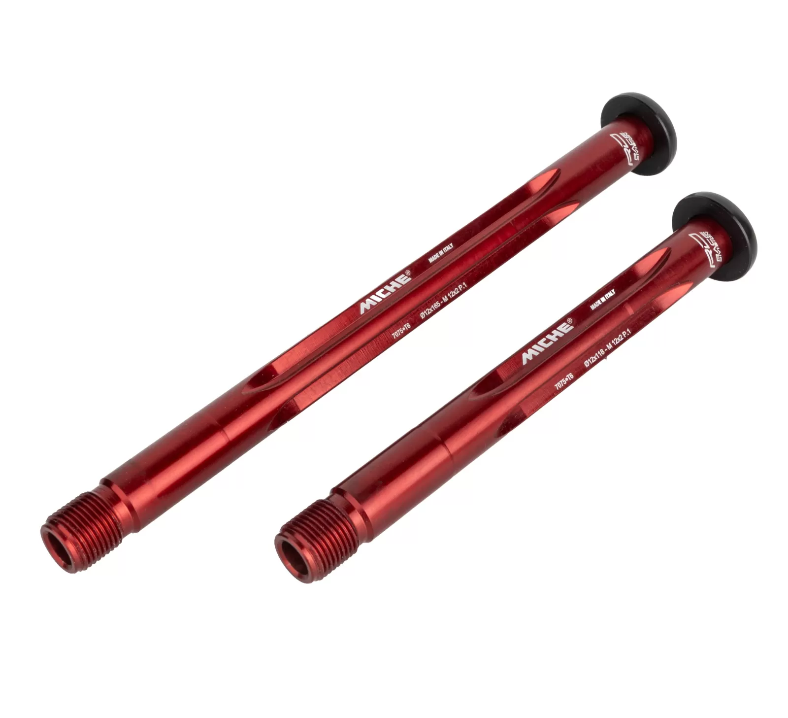 osy pevné MICHE LIGHT RD 12x118 +12x165 red