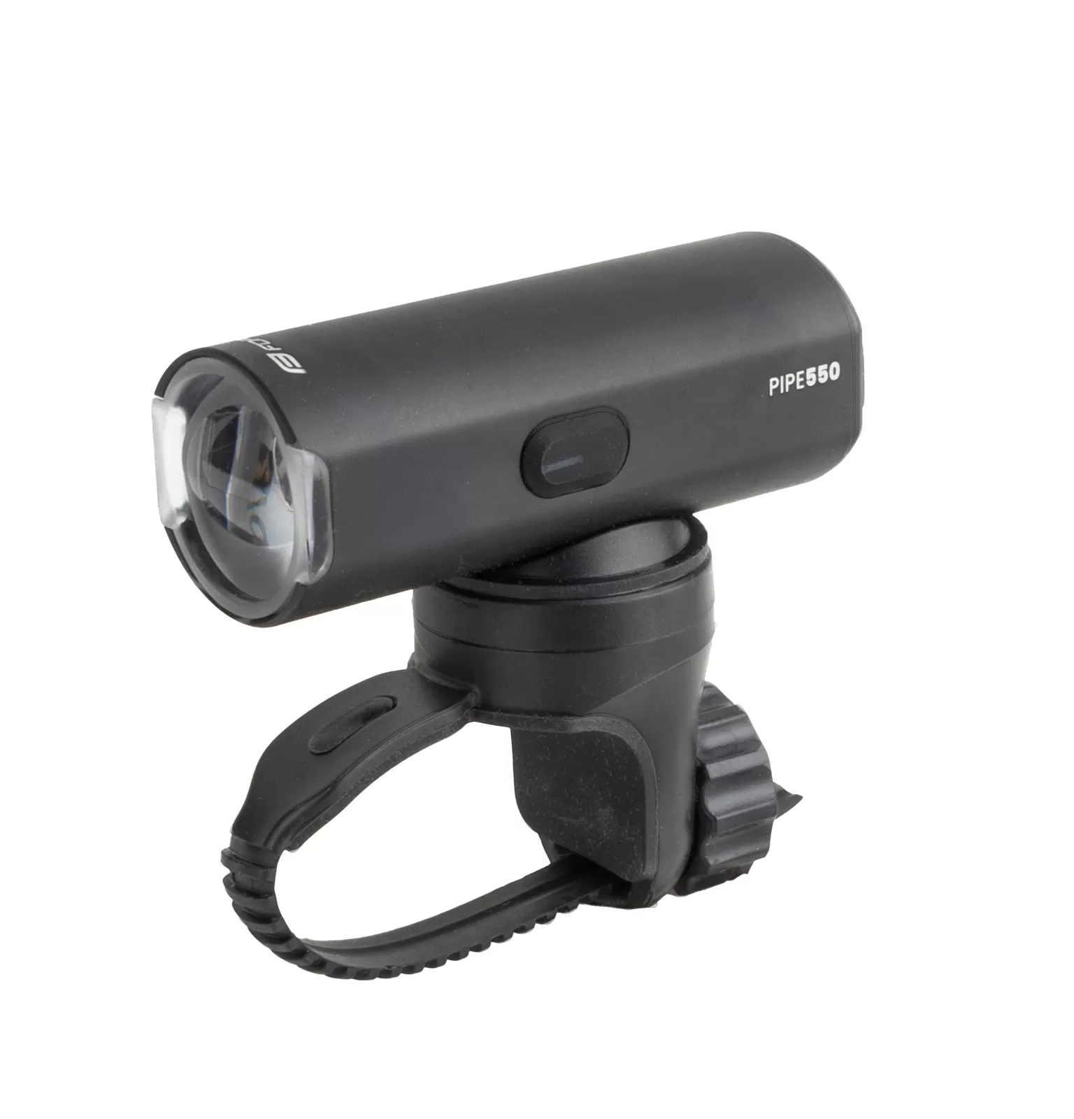 světlo přední FORCE PIPE 550LM USB, černé