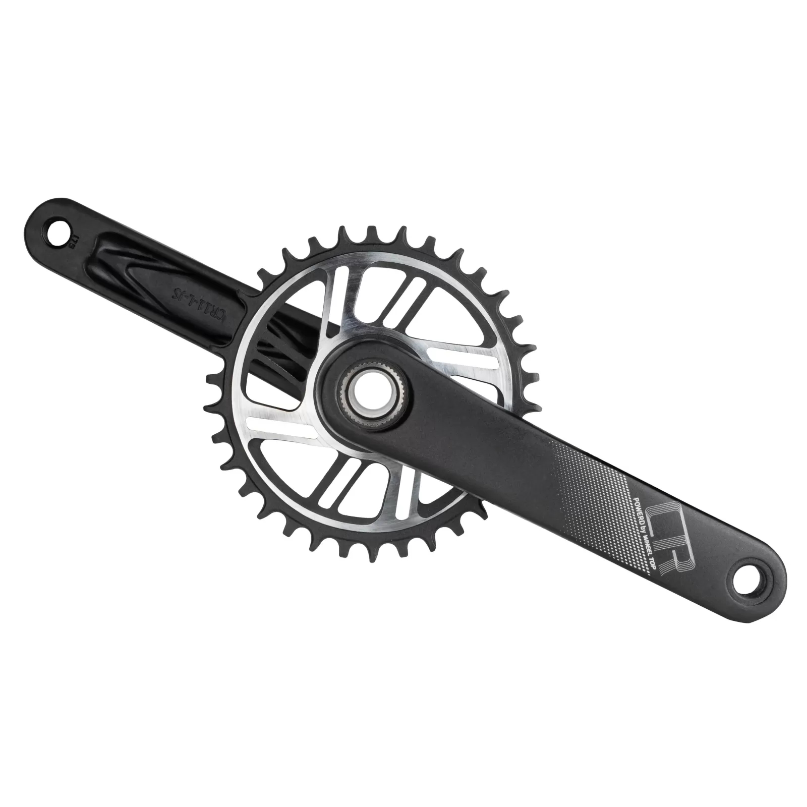 kliky CR11 BOOST Al 34z s osou 175mm, černé WHEELTOP