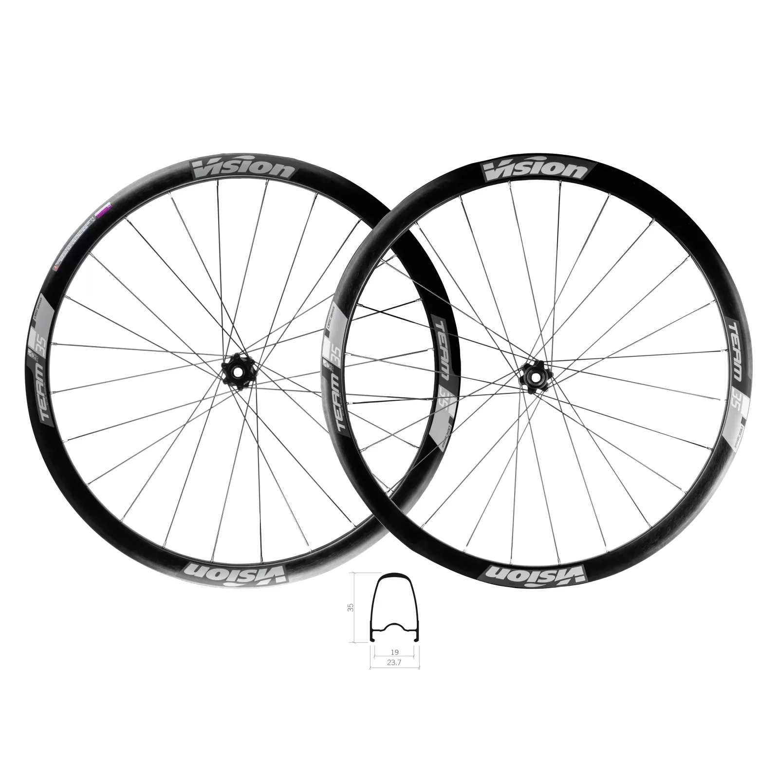 kola VISION TEAM DISC 35 Al plášťová FSA