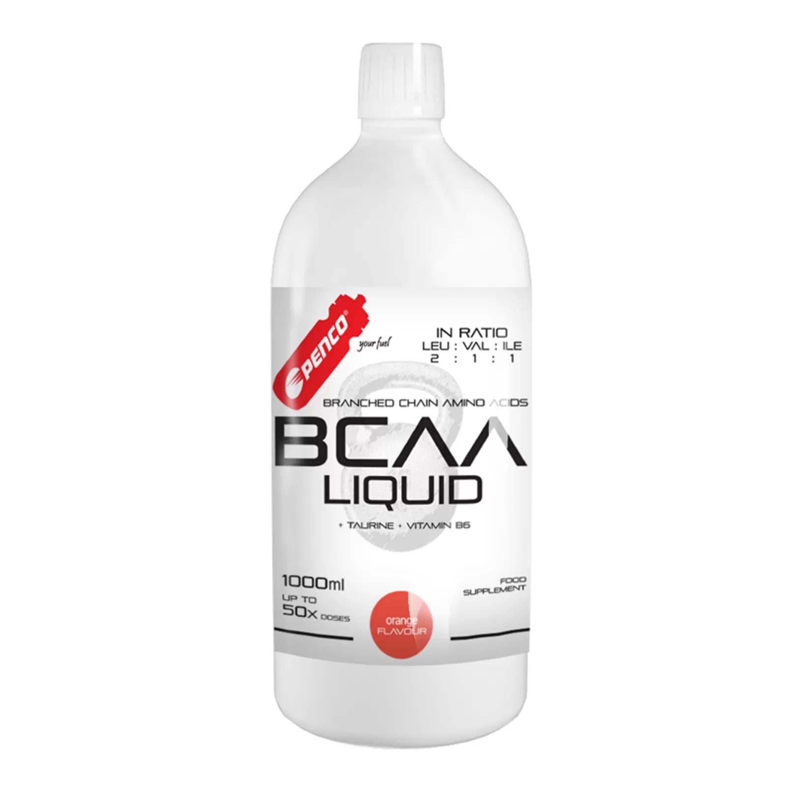 BCAA Liquid 1000 ml, pomeranč PENCO