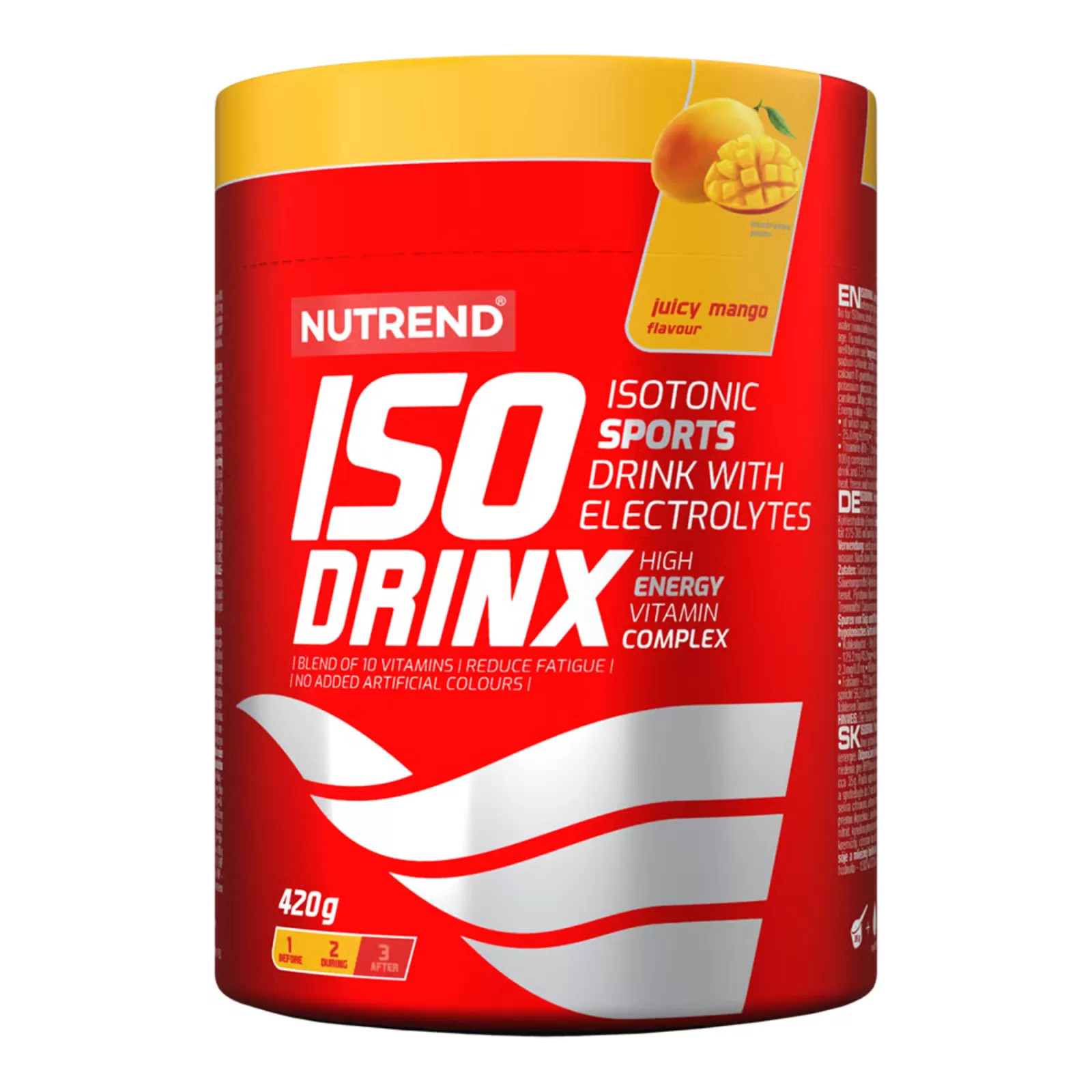 Isodrinx, dóza, 420 g mango NUTREND