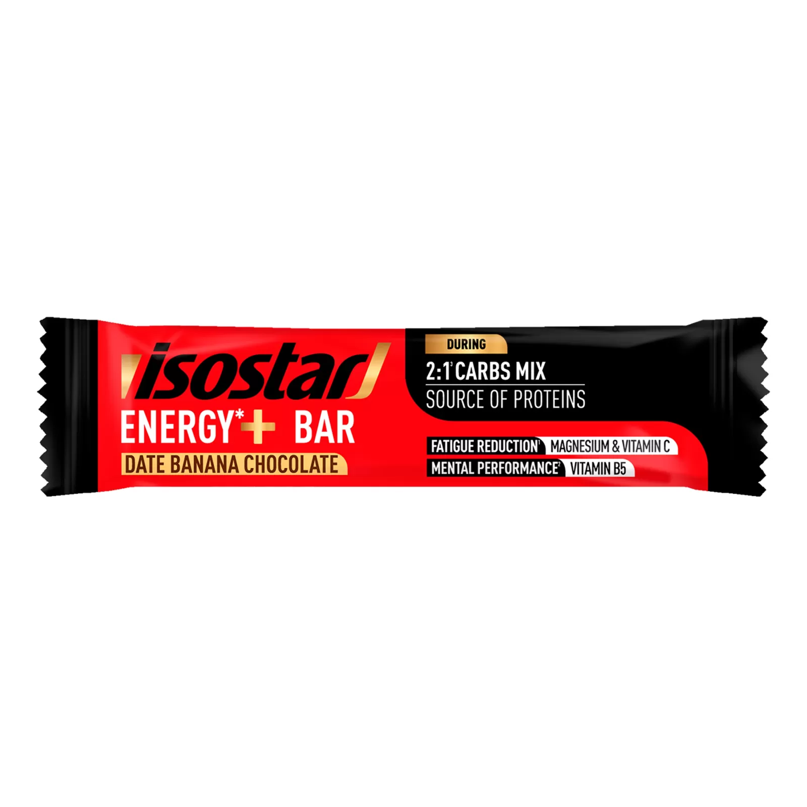 ISOSTAR Energy+ bar, tyčinka, 32 g datle, ban, čok