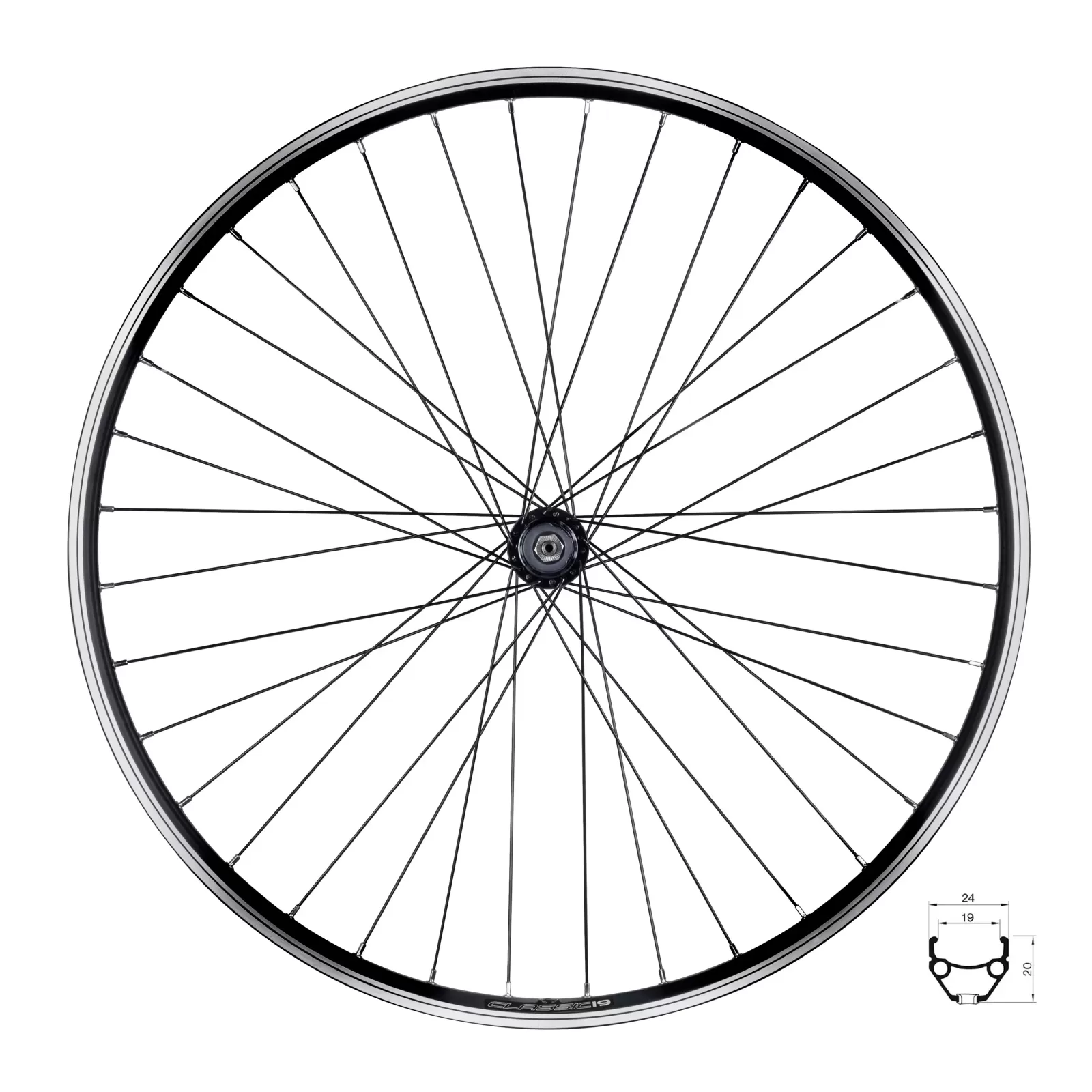 kolo zadní FORCE CLASSIC 559x19 "V" F804321 36d