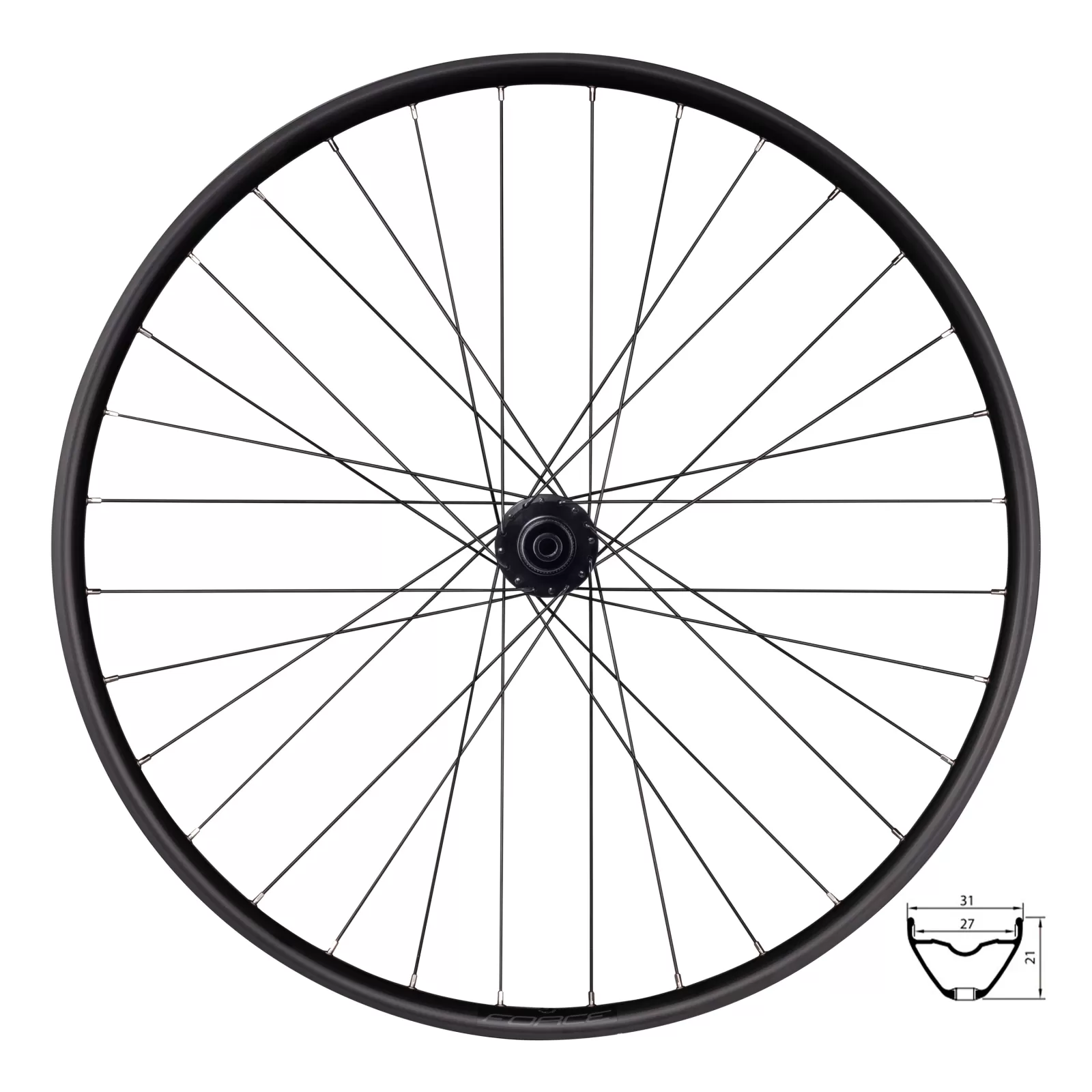 kolo zadní FORCE XC 622x27 F804395-CL/12/142 32d