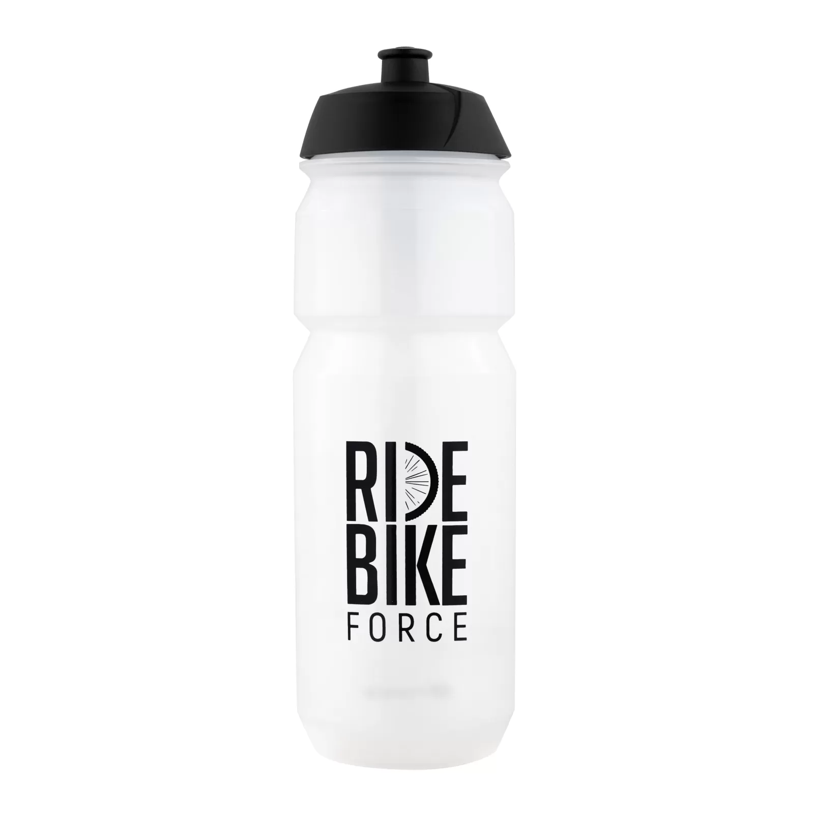 láhev F RIDE BIKE 0,75 l, transparentní-černá FORCE