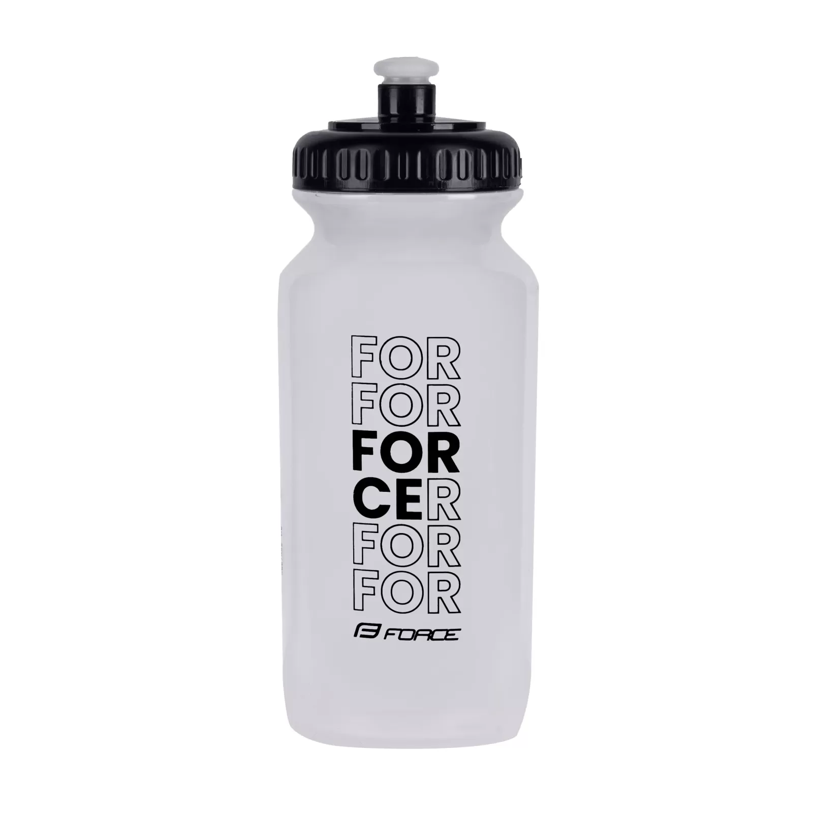 láhev FORCE DAILY 0,5 l, transparentní-černá