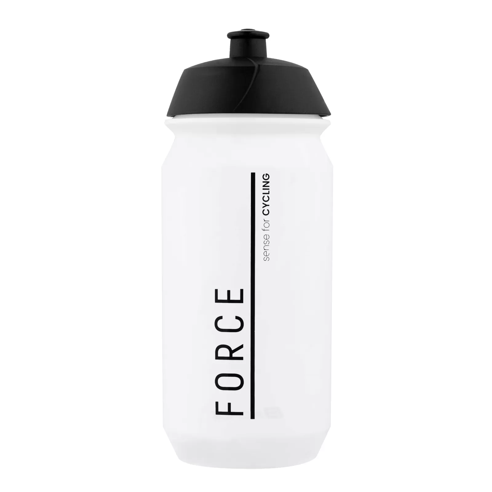 láhev FORCE DIVIDE 0,5 l, transparentní-černá